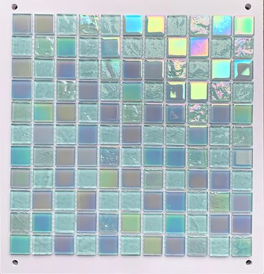 306x306MM Mosaik Badezimmer Meer Blaue Welle Glas Schwimmbad Fliesen für Raum Gelegenheit