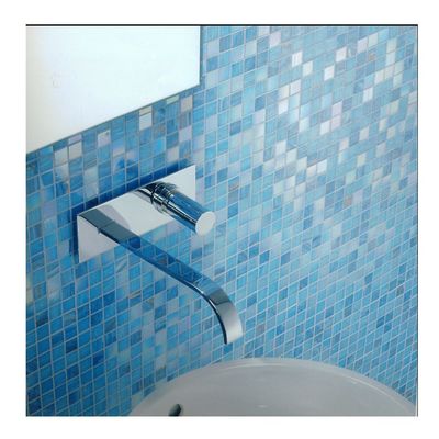 Säurebeständige Glasmosaik-Schwimmbadfliesen mit Delfinmuster Handgefertigt in Foshan