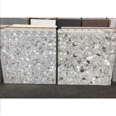 Außenbelagerung 24x24 Zement Terrazzo-Fliesen mit 600x600mm Boden-Spezifikation
