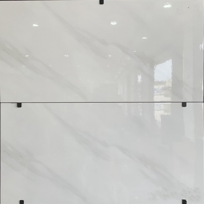 Foshan 300x600 mm Weiß verglaste Keramik-Badwandfliesen Tintenstrahldruck Glanz