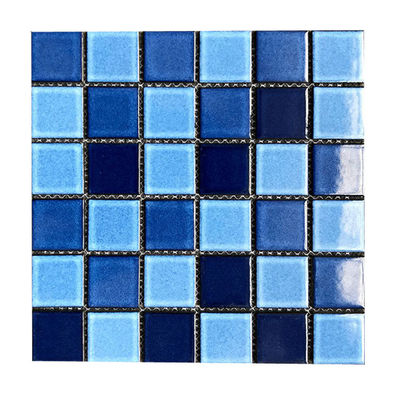 Säure- und Antibakterienbeständiges Schwimmbad Mosaik Designe Verglasungseramik Schwimmbadfliesen