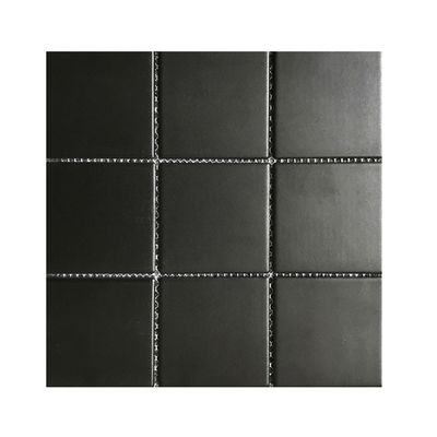 309x309MM Fina Standard schwarze Keramik Mosaikfliese für Pools Wand/Boden/Grenzen/Akzente