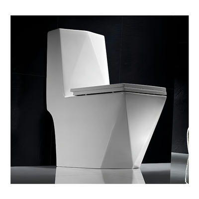 Keramische Toilettensitze und Waschbecken Badezimmer mit traditionellem Design Stil Wasser Schrank