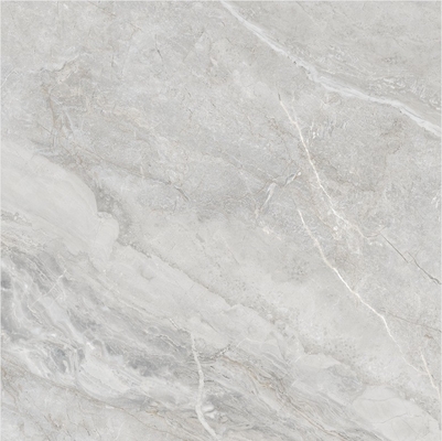 Glas Metallfliesen Glanz 120x120cm Marmor Digital Grau Farbe Bodenfliesen für Hotel