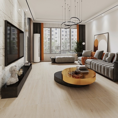 Moderne Holz-Look Porzellan-Bodenfliesen 600x1200 mit klassischem Stil und mattem Finish