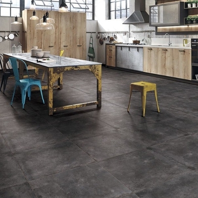 Nicht rutschfähige moderne 60x60 Dekorationszement Beton Aussehen Innenfliesen für Design Stil