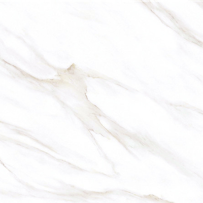 Wohnung Fußboden 600x600 Glas Porzellan Weiß Glanz Keramik Calacatta Goldfliesen